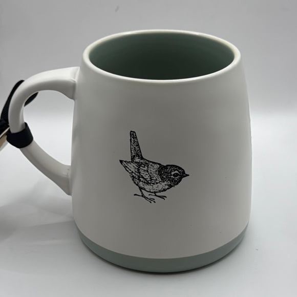 Mama Bird Ceramic Mug - White and Green - Picture 4 of 4